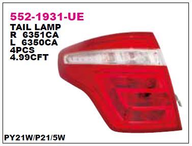DEPO 5521931RUE — STOP LAMBASI SAĞ 5 KAPI C4 PICASSO 07-13