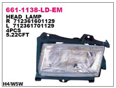 DEPO 6611138LLDEM — ÖN FAR SOL (FIAT SCUDO PEUGEOT EXPERT CITROEN JUMPY)