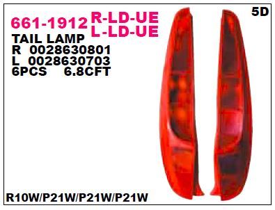 DEPO 6611912LLDUE — STOP LAMBASI SOL DUYSUZ FIAT PUNTO 5K 03-