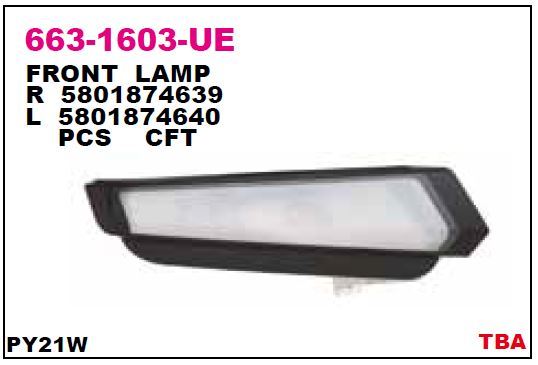DEPO 6631603RAE — TAMPON SİNYALİ SAĞ ÖN DUYLU IVECO DAILY VI 14-