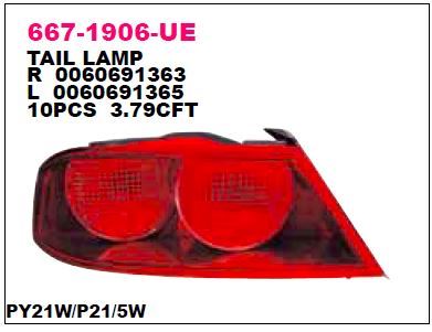 DEPO 6671906LUE — STOP LAMBASI SOL DUYSUZ ALFA ROMEO 159 05-