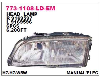 DEPO 7731108LLDEM — SOL FAR VOLVO (S70-V70-C70-V70XC) (97-02) (FAR MOTORSUZ)
