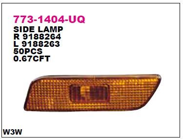 DEPO 7731404RUQ — TAMPON LENSI ÖN SAĞ VOLVO S80 99-06