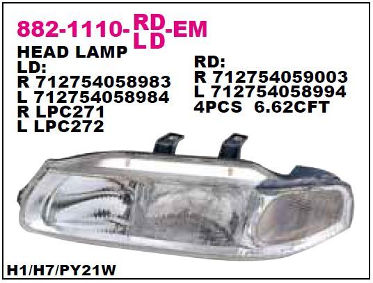DEPO 8821110RLDEM — FAR SAĞ ROVER 400 RT 414-416-420 95-00