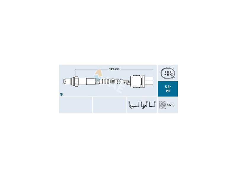 FAE 75084 — LAMBDA SENSÖRÜ BMW N54 55 M.BENZ 156 611 646 01-