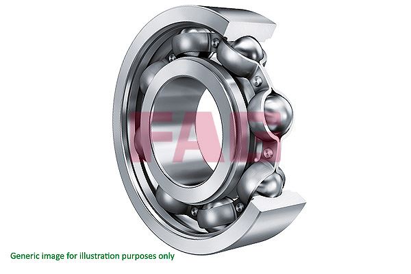 FAG 6082ZC3 — RULMAN KAPALI METAL KÖRÜK // 22/8X7 UNIVERSAL 608
