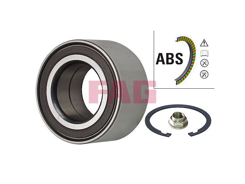 FAG 713615730 — ÖN TEKER RULMANI FIESTA V 01> FOCUS 98-04 FUSION 02-12 COURIER 14> KA III 16> ECOSPORT 13> MAZDA 2 07-15 KIT