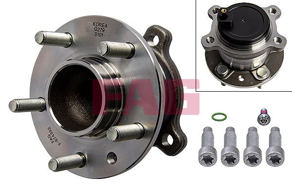FAG 713678860 — PORYALI RULMAN ARKA BİJONLU ABS Lİ + 4 CİVATALI (FORD MONDEO 2007-2014 KUGA 2.0 10-12)