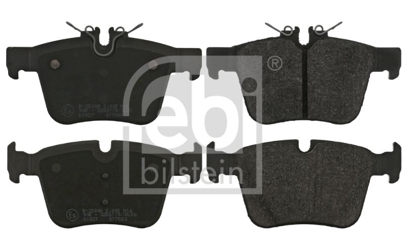FEBI 16989 — M.BENZ W205 ARKA FREN BALATASI 0004203602