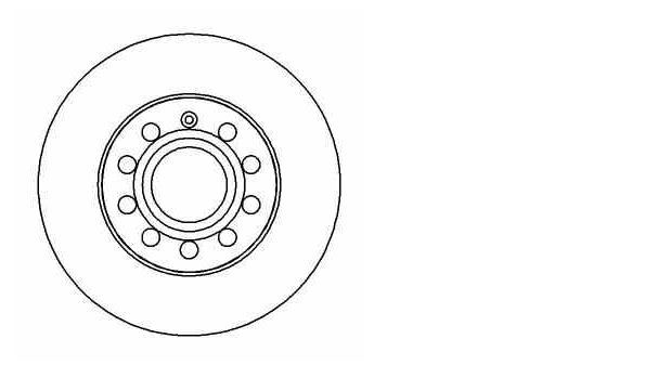 FERODO DDF1276 — ARKA FREN DİSKİ-256X12 5×112 (VW CADDY 04-11 GOLF 04-14 AUDI A3 04-13 SKODA OCTAVIA 09-13)