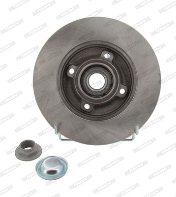 FERODO DDF15601 — FREN DİSKİ ARKA RULMANLI OPEL CROSSLAND CITROEN C3 II C3 III C3 AIRCROSS C4 DS3 PEUGEOT 207 208 2008 307