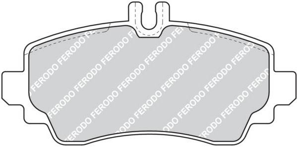 FERODO FDB1357 — FREN BALATASI ( MERCEDES W168 -W414 VANEO ÖN )