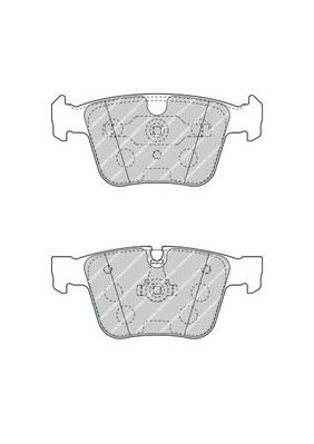 FERODO FDB4413 — FREN BALATASI ARKA ( MERCEDES S-SERİSİ (W221) - S 63 AMG 06-/S-SERİSİ (W221) - S 65 AMG 11-)