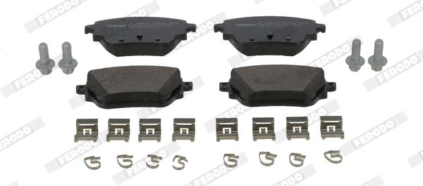 FERODO FDB5183 — FREN BALATASI ARKA-(MERCEDES A-SERİSİ (W177) A180 2018/ MERCEDES CLA (C118) CLA 200 (118.387) MERCEDES