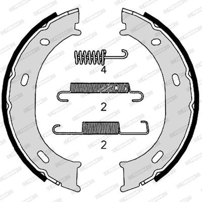 FERODO FSB624S — FREN DİSKİ ARKA (MERCEDES BENZ SPRINTER / VW LT28 - 38 II 28-46 II )