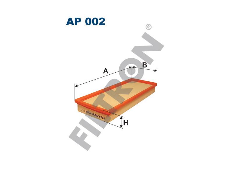 FILTRON AP002 — HAVA FILTRESI FIAT 124, 132, ARGENTA, FORD CAPRI, ESCORT III (80-85)/IV (85-90), GRANADA, ORION, JEEP
