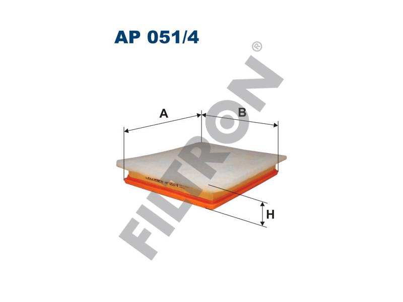 FILTRON AP0514 — HAVA FİLTRESİ SÜNGERLI 292×234x52 OPEL ASTRA G, ASTRA H ,ZAFIRA A 2.2DTI Y22DTR 1.3CDTI 1.7CDTI Z13DTH