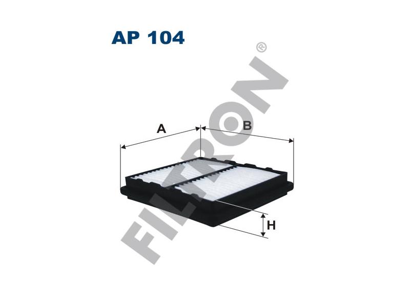 FILTRON AP104 — HAVA FİLTRESİ HONDA CIVIC 1.6L D16 SI enjeksiyonlu 92-95 / CIVIC EURO 1.4L 1.6L D14A D16Y4 MA MB ka sa 96-00