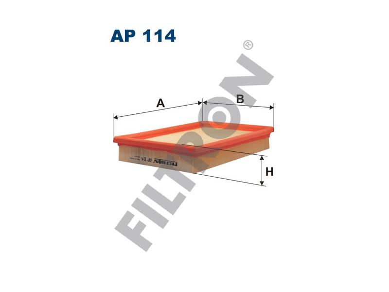 FILTRON AP114 — HAVA FİLTRESİ HYUNDAI ACCENT MILENYUM ADMIRE 1.3L G4EA 01> / 1.5L G4EB enjeksiyonlu 01-05 / 1.6L G4ED
