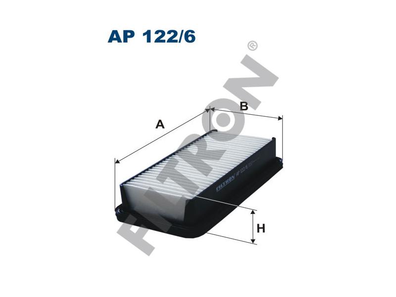 FILTRON AP1226 — HAVA FİLTRESİ HYUNDAI ACCENT ERA 1.5L D4FA CRDi dizel 4 silindir 06-10 / KIA RIO 1.5L CRDİ 4 silindir 05>