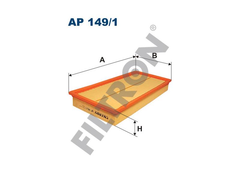 FILTRON AP1491 — HAVA FİLTRESİ VOLKSWAGEN BORA 1.6, GOLF IV 1.6, GOLF 1.8, JETTA IV 1.6, JETTA IV 1.9 TDI, NEW BEETLE 1.6