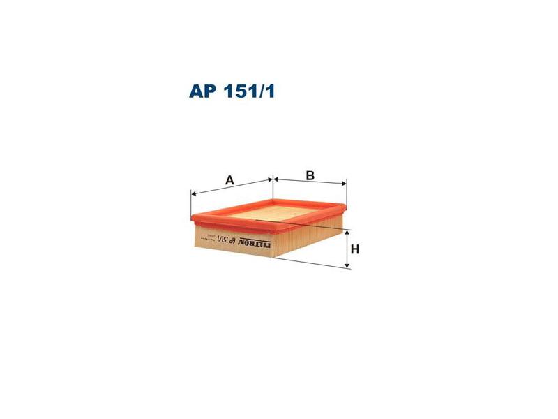 FILTRON AP1511 — HAVA FİLTRESİ FORD FIESTA COURIER I, FIESTA III (89-95)