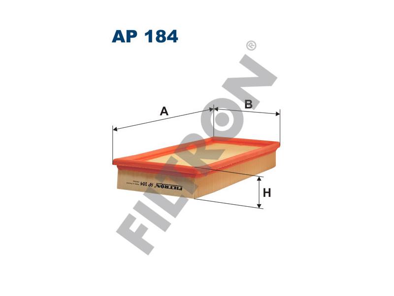 FILTRON AP184 — HAVA FİLTRESİ 312×150x46 TOYOTA AVENSIS 2.0L 3S-FE ST220 98-00 / CARINA 2.0L 3S-FE ST191E 95-98