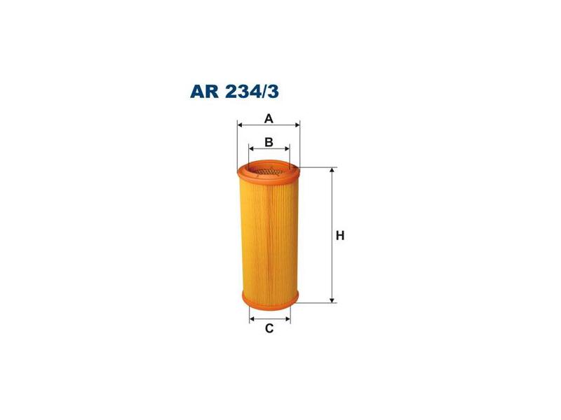 FILTRON AR2343 — HAVA FİLTRESİ 268×108x70 FIAT DOBLO 19 JTD 19 D 16 16V 19 D MULTIJET
