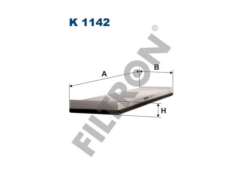 FILTRON K1142 — POLEN FILTRESI MERCEDES-BENZ ATEGO I/II/III, ECONIC OM902-OM904-OM906-OM924-OM926-OM934-OM936 1998-