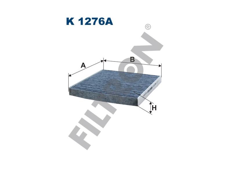 FILTRON K1276A — POLEN FİLTRESİ SMART FORTWO Cabrio 451 FORTWO Coupe 451 KARBONLU