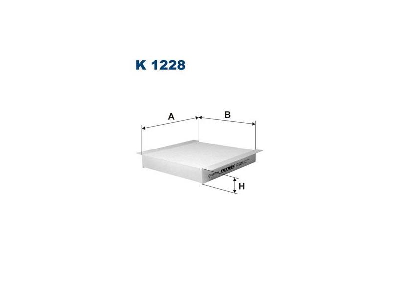 FILTRON K8015 — POLEN FİLTRESİ BIPPER NEMO 08> DOBLO III PUNTO FIORINO LINEA 06> EGEA 15> COMBO 12> 1.3-1.6CDTI-1.4 SWIFT 1.2
