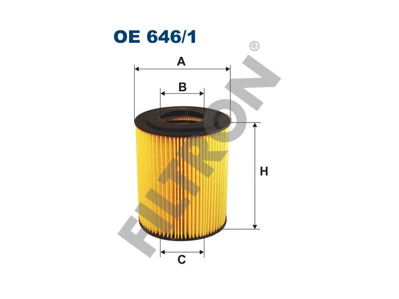 FILTRON OE6461 — YAG FILTRESI FILTRE ELEMANI E2000, F2000, HOCL, LION'S COACH, LION'S STAR, NG, NL, TGA D 2865-D 2866-D