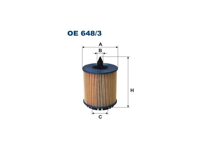 FILTRON OE6483 — YAĞ FİLTRESİ 93×61,5x10,5 OPEL ANTARA A ASTRA G ASTRA J INSIGNIA A VECTRA B VECTRA C FIAT CROMA CHEVROLET
