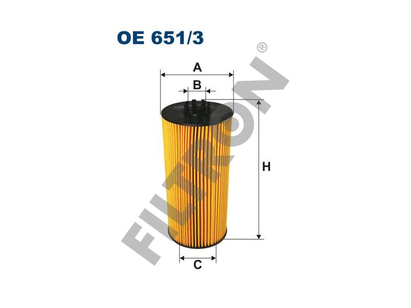 FILTRON OE6513 — YAĞ FİLTRESİ FİLTRE ELEMANI MERCEDES-BENZ AXOR, AXOR2, 0 403, TOURISMO (O 350), TOURO (0 500), TRAVEGO (O