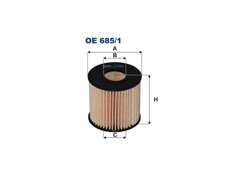 FILTRON OE6851 — YAĞ FİLTRESİ KAĞIT TİP TOYOTA RAV 4 2.5L Hybrid 2AR-FXE AVA42 AVA44 15> / CAMRY 3.5L 2GR-FE GSV4 0 06>