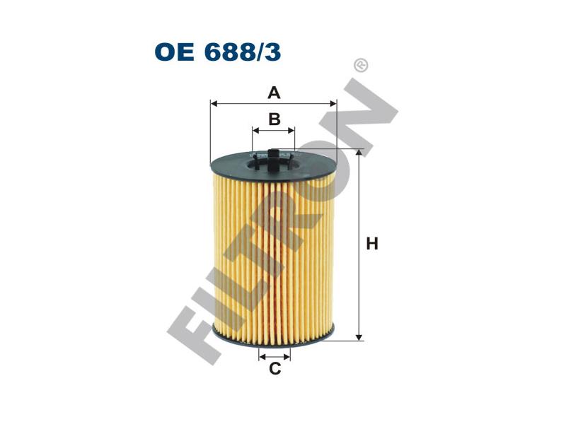 FILTRON OE6883 — YAĞ FİLTRESİ GOLF7 / A3 / LEON / PASSAT / TIGUAN 13= 1.6 TDI-2.0 TDI CLHA-CRKB-CLHB-DCXA-DCZA-CRLB-DDYA