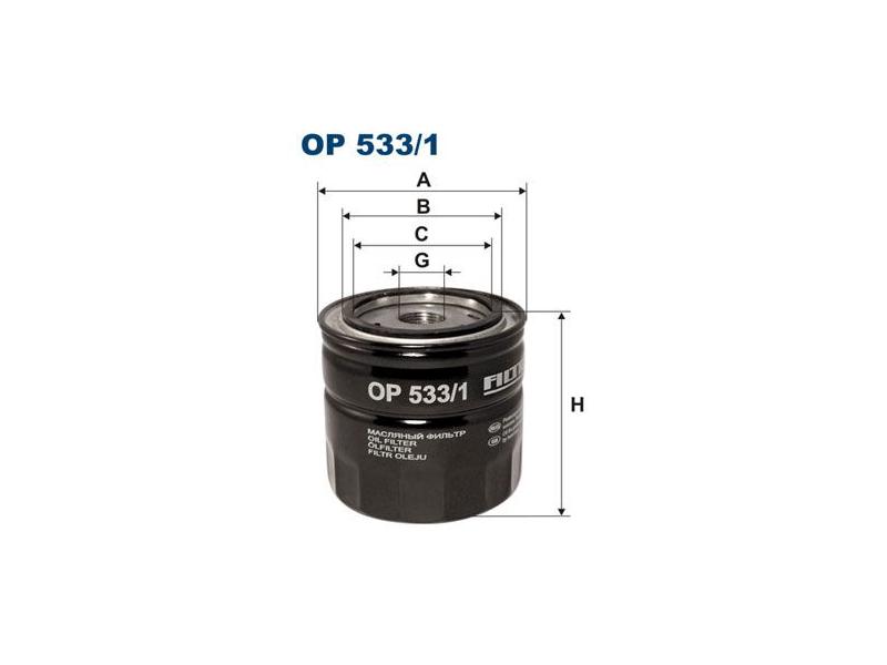 FILTRON OP5331 — YAĞ FİLTRESİ FORD COUGAR, EXPLORER I, EXPLORER II, MAVERICK II, MONDEO I/II/III, MUSTANG, TAURUS
