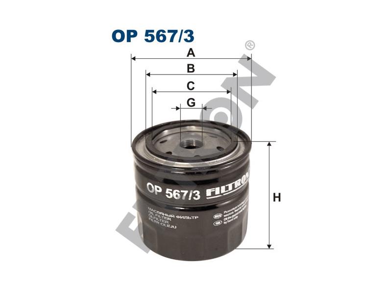 FILTRON OP5673 — YAĞ FİLTRESİ NISSAN ALMERA 2.2L YD22DDTi N16 dizel 03> / PATHFINDER 2.5L YD25DDTi DCi R51 05> / M URANO