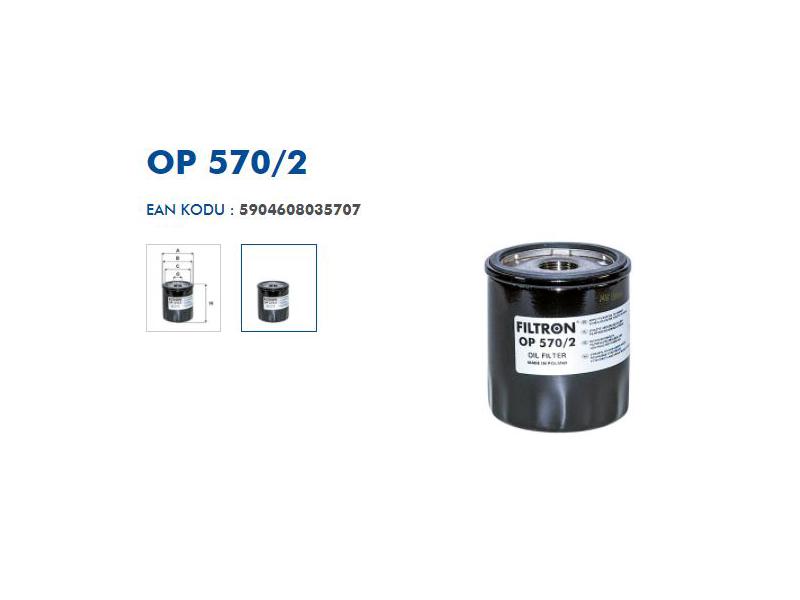 FILTRON OP5702 — YAĞ FİLTRESİ CHEVROLET CAMARO III, CORVETTE; OPEL ADAM, ASTRA K, CORSA E, INSIGNIA, INSIGNIA B, KARL