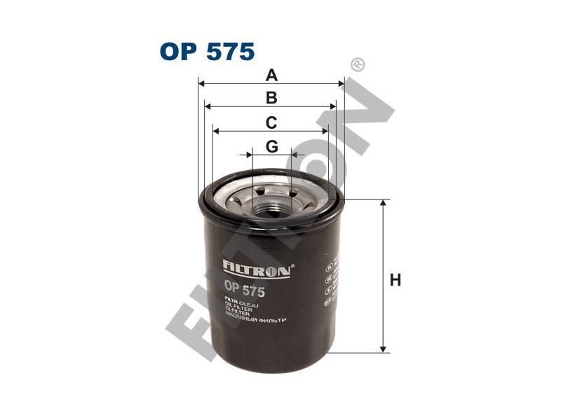 FILTRON OP575 — YAĞ FİLTRESİ HONDA CIVIC 2001-/ CRV 2001-/ HRV 03-/ JAZZ 2003-/ CITY 2003-/ ACCORD 2003-/ CIVIC 2015-/ CRV