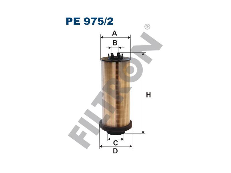 FILTRON PE9752 — YAKIT FILTRESI FILTRE ELEMANI DAF 75 CF, CF 75, CF 85, XF, XF 105 PR-MX-MX13 2001-