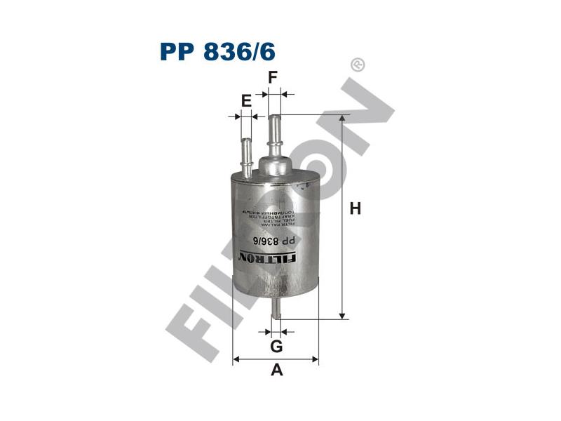 FILTRON PP8366 — YAKIT FİLTRESİ A4-A6-A8 BPG-BDX-BPJ-BPK-CAJA 1,8 TFSI-2,0 TFSI-3,2 FSI 05-11