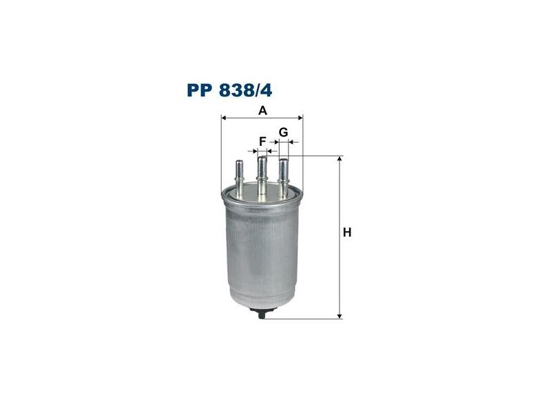 FILTRON PP8384 — YAKIT FİLTRESİ (DİZEL) FORD CONNECT 1.8 TDCI, FOCUS 1.8 TDCI, MONDEO III 2.0 TDCI /JAGUAR X-TYPE 2.0 2 2 D