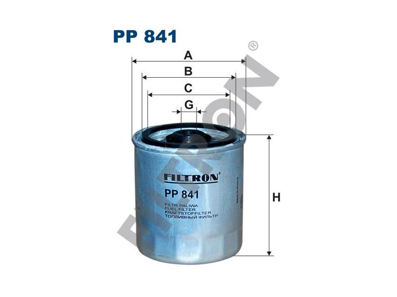FILTRON PP841 — YAKIT FİLTRESİ (MAZOT) W124 / W201 SPRİNTER 208 / 308 / 312 08-11 N47-N47N