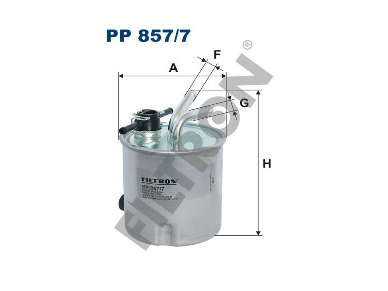 FILTRON PP8577 — YAKIT FİLTRESİ (DİZEL) NISSAN NAVARA 2.5 DCI,PATHFINDER 2.5 DCI 05-