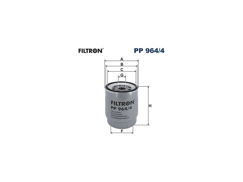 FILTRON PP9644 — YAKIT FİLTRESİ RENAULT TRUCKS RVI, KERAX, MAGNUM, PREMIUM DISTRIBUTION/ ROUTE, PREMIUM LANDER, VOLVO BUS