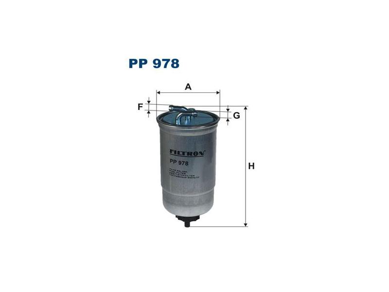 FILTRON PP978 — YAKIT FİLTRESİ HONDA ACCORD 2.2L N22A1 dizel CN1 kasa 04-08