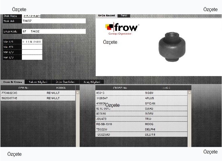 FROW 2151719001 — SALINCAK BURCU RENAULT LAGUNA
