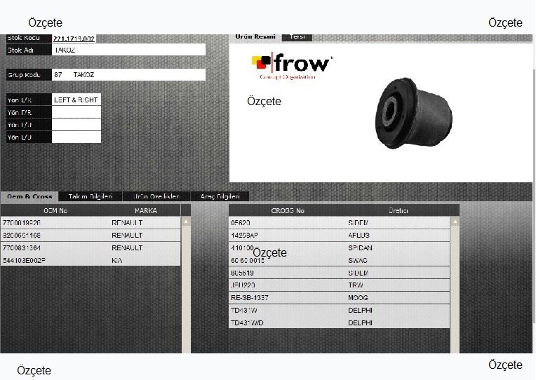 FROW 2211719002 — SALINCAK BURCU RENAULT TWINGO