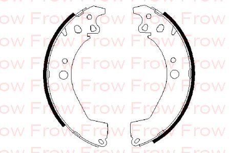 FROW 2741103001 — PABUÇLU BALATA (255X61 MM) PEUGEOT KARSAN J9 80-